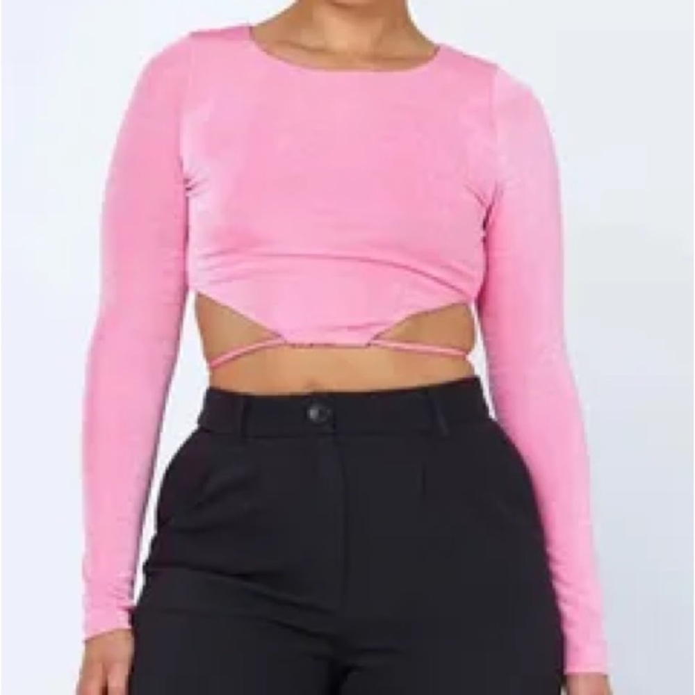Princess Polly Pink Long Sleeve Top